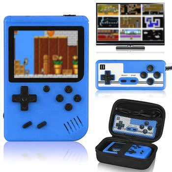 Портативная мини-игровая консоль в стиле ретро, 8-битный цветной ЖК-дисплей с диагональю 3,0 дюйма, детский цветной игровой плеер, встроенный в 400 игр