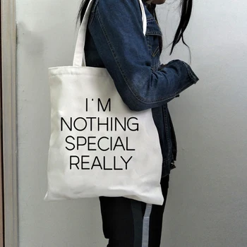 Повседневная холщовая сумка с буквенным принтом в стиле Харадзюку, женская Корейская сумка через плечо, модная Новая сумка Ulzzang, Школьная сумка для книг, сумки-тоут