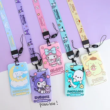 Набор Карт Sanrio Hello Kitty Kuromi Card Set Документ Контроля Доступа в автобус Мультяшный Талон Набор Студенческих Карт Питания