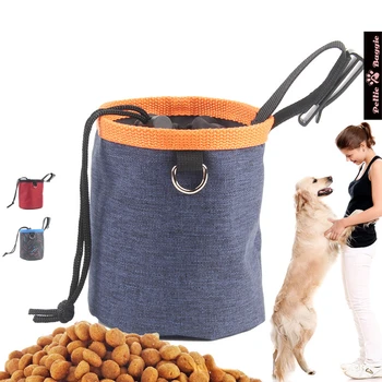Переносная сумка для кормления собак на открытом воздухе, сумка для лакомств, Тренировочные Сумки, Контейнер для закусок, Награда для щенков, Пояс