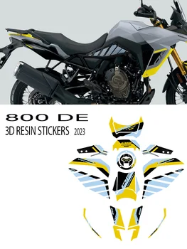 Мотоциклетная 3D наклейка из эпоксидной смолы, защитная наклейка, комплект наклеек для Suzuki V-STROM 800DE, V-Strom 800 de 2023