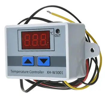 Цифровой Регулятор температуры DC12V/ 24V Датчик Переключателя Управления Термостатом