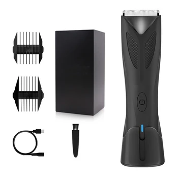 1 комплект Перезаряжаемой электрической машинки для стрижки волос ABS Электробритва для бритья волос в паху на теле