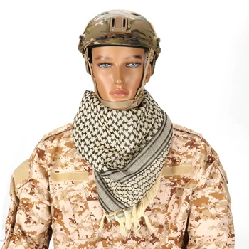Модная Мужская Легкая Квадратная Уличная Шаль, Военный Арабский Тактический Армейский Шарф в Пустыне, Мода