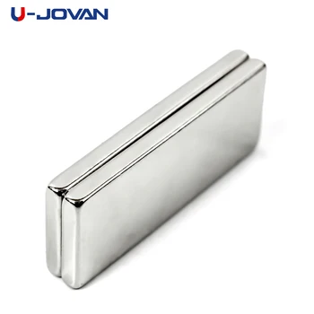 U-JOVAN 2шт 50 x 20 x 4 мм N35 Сверхсильный неодимовый магнит с редкоземельными постоянными магнитами 50 *20* 4 мм