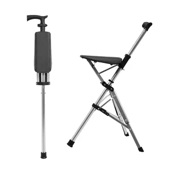 Модернизированная версия стула-трости HKUST reachable, трости для альпинизма в качестве стула, подарка-трости для пожилых людей для удобной переноски