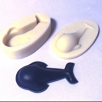 дизайнерский шаблон кожевенное ремесло дизайн кита моделирующая пластиковая форма с набором пластиковых форм для высечки