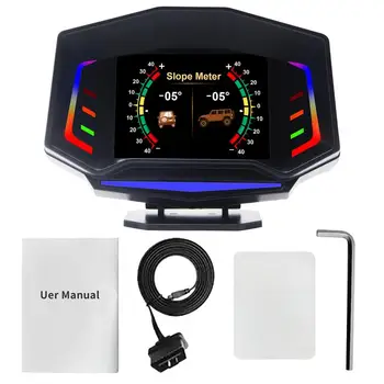 Автомобильный Головной Дисплей Универсальный Автомобильный HUD Головной Дисплей Obd2 Датчик Цифровой GPS Спидометр С Тестом Ускорения Тормозной Тест
