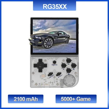 RG35XX 64G Белая мини Портативная Ретро Портативная игровая консоль-эмулятор 5000 + игр Классическая Игровая приставка для видеоигр Детский подарок
