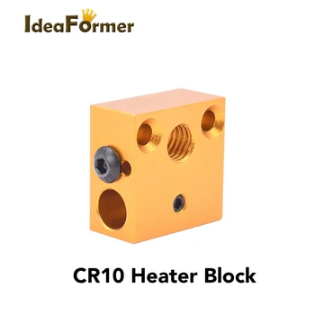 Детали 3D-принтера Высококачественный Алюминиевый Тепловой Блок CR10 Для CR10 Hotend/Ender 3 MK7/MK8 Печатающая Головка Экструдер J-head Тепловой Блок