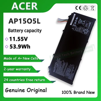 Оригинальный Аккумулятор для ноутбука 11,55V 53.9Wh 3 ячейки AP15O5L для ACER Aspire S13 Aspire S13 S5-371 Aspire S13 S5-371-52JR