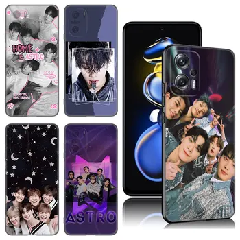 Astro Kpop Черный Силиконовый Чехол Для Телефона Xiaomi POCO X3 X4 NFC F5 M3 M4 M6 X5 X6 Pro F3 F4 GT 5G C55 C65 M5