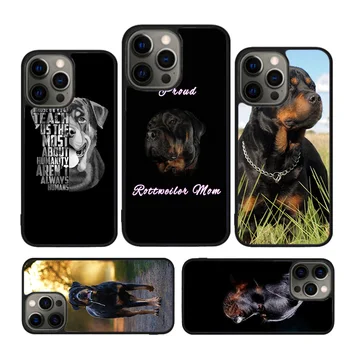 Чехол для собаки-ротвейлера для iPhone 15 SE 2020 XR X XS Max 6S 7 8 Plus 12 13 Mini 11 12 13 14 Pro Max Чехол-бампер