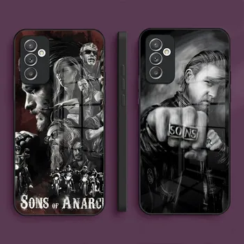 Sons Of Anarchy Чехол для телефона Samsung A52 A71 A22 A21 A20 A31 A12 A51 A40 A10 A32 A72 A30 Задняя крышка из закаленного стекла