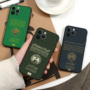 Алжирский Чехол Для Телефона с Паспортом 2023 Hot Для Iphone 12ProMax 11 13 14 Pro Xs Max Mini Xr X 7 8 6 6s Plus Funda Cover
