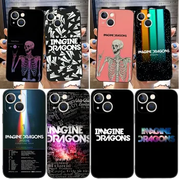 Imagine Dragons Band Чехол Для Телефона Apple Iphone 15 Pro Max 12 13 11 14 Xr X Xs Mini 6 6s 7 8 Plus Задняя Крышка