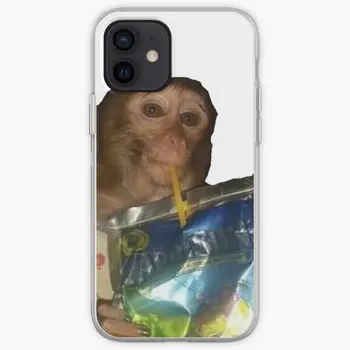 Чехол для телефона Monkey Sipping Caprisun Meme Iphone Snap, Настраиваемый для iPhone X XS XR Max 11 12 13 14 Pro Max Mini 6 6S 7 8 Plus