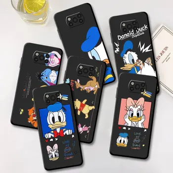 Чехол Donald Duck Mickey Для Xiaomi Mi Poco Poco X3 NFC X4 Pro Mi 11 Lite 11T 12 10T 9T 13 Note 10 Мягкая Задняя Крышка Телефона