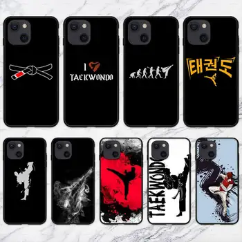 Чехол Для Телефона Kungfu Taekwondo Для iPhone 11 12 Mini 13 14 Pro XS Max X 8 7 6s Plus 5 SE XR Shell