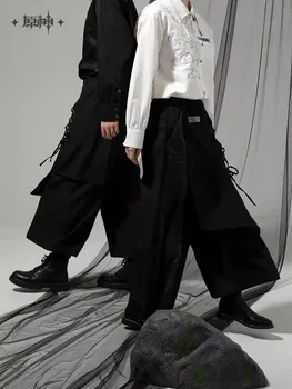 Официальная тематическая серия Genshin Impact Xiao Impression, свободные юбки и брюки, игровой косплей, периферийный костюм, подарок на Хэллоуин