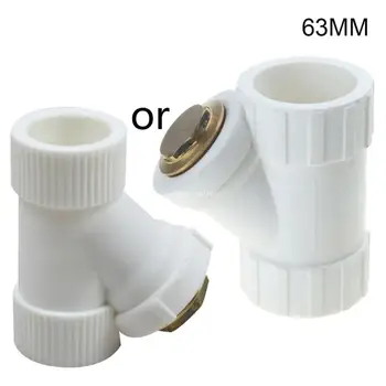 Фитинги Для Водопроводных труб Y-Образный Фильтр Y-Образного Типа 20 25 32 40 50 63 мм Пластиковый Y-Образный Фильтр Для Водопроводных Труб Челнока
