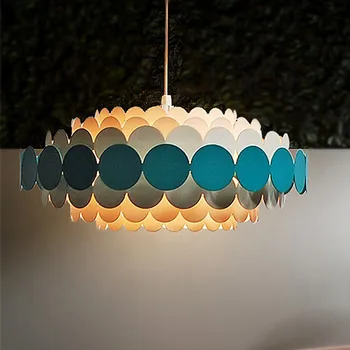Дизайнерская люстра, столовая, подвесной светильник в скандинавском стиле, необычные светильники, домашний декор, освещение кухонного острова