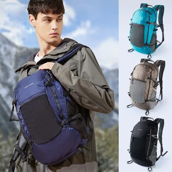 Легкая походная сумка для альпинизма для мужчин и женщин, рюкзак большой емкости, складной, для пеших прогулок, отдыха, покупок, 28 л