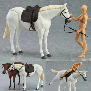 Аниме Лошадь 246 бело-коричневая ПВХ фигурка персонажа модель игрушки, которая может играть с телом Кункана Фигурка Модель игрушки 16 см