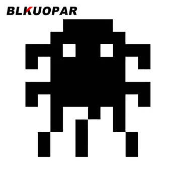 BLKUOPAR Pixel Bug Silhouette Автомобильные Наклейки Креативная Устойчивая К Царапинам Графика Индивидуальность Виниловый Материал Бампер JDM Assessoires