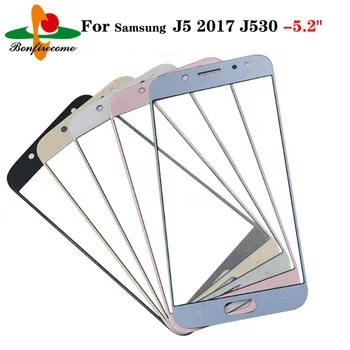 10 шт./лот для Samsung Galaxy J5 2017 J530 J5 Pro J530F J530Y J530DS ЖК-дисплей Передняя внешняя сенсорная панель Замена стекла экрана