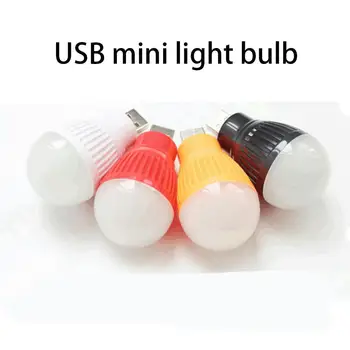Светодиодная Портативная Походная Лампа Mini Bulb 5V USB Power Book Light Для Чтения Студенческой Учебной Настольной Лампы Super Birght Для Наружного использования