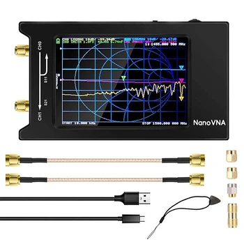 Для Анализатора векторных сетей Nanovna-H4 4-дюймовый дисплей 10 кГц-1,5 ГГц MF HF VHF UHF Аксессуары для Анализатора Антенн