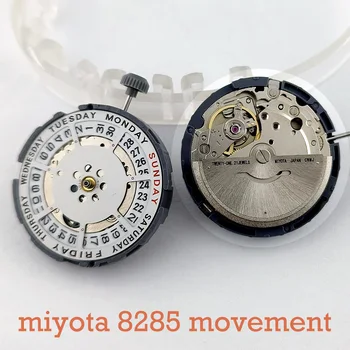 Механизм Miyota 8285 Японский Оригинальный Автоматический Механизм Высококачественный Белый Двойной Календарь с Верхним Аккордом