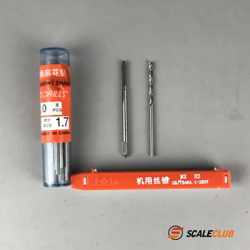 Scaleclub Набор метчиков для сверления отверстий 2,0 мм 3,0 мм 1,7 2,6 Сверло для сверления отверстий 2’3 Аксессуары для метчиков