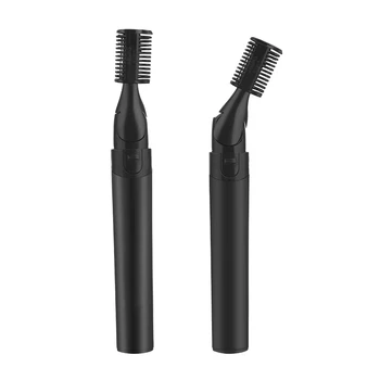 Безболезненная Электрическая Бритва для удаления волос на бровях, Бритва для бровей, USB-аккумуляторный Эпилятор для лица, Триммер для бровей