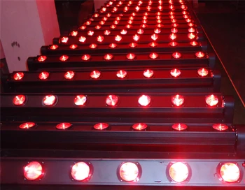 LED 8* 12 Вт rgbw 4 в 1 восемь световых лучей полноцветные сканирующие лампы ktv flash красочное освещение сцены в баре