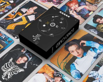 55шт Kpop StrayKids Новый альбом Lomo Cards, Фотокарточки Straykids, 5-звездочная Ломо-карта, подарок фанатам HYUNJIN FELIX Fashion Idol