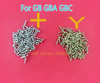 1000шт +/Y-образные винты поперечные винты Трехкрылый Винт Для Игровой Консоли GB GBA GBC Shell Case Треугольные Винты Замена Для Gameboy